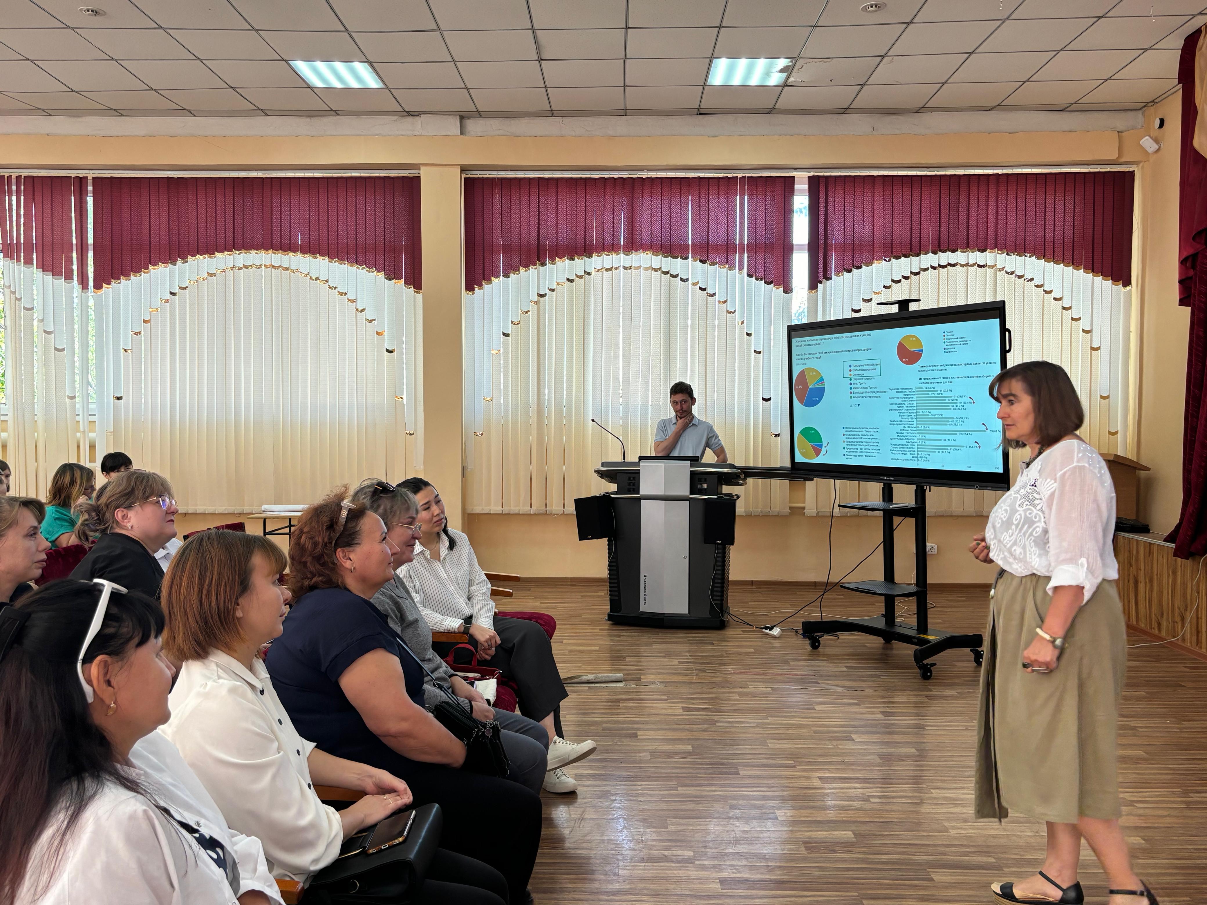 Қарағанды білім беру бөлімдеріне 2025 жылдың Тамыз кеңесін өткізу